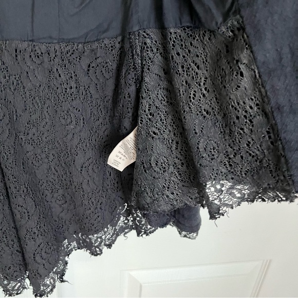 FREE PEOPLE VICTORIAN LACE JACKET IN NAVY - Picture 14 of 16